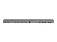 HyperDrive - docking station - USB-C x 2 - 3 x HDMI, 3 x DP - 1GbE