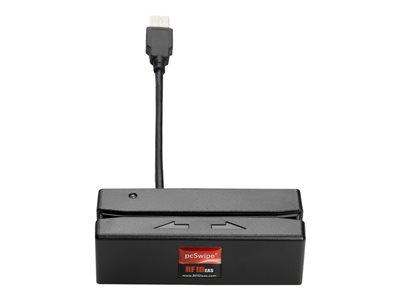 rf IDEAS pcSwipe SDK Magnetic card reader (Tracks 1, 2 & 3) USB black