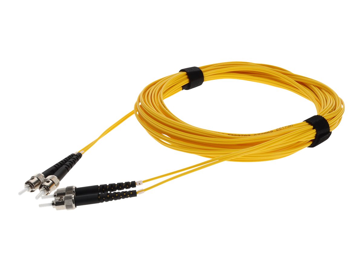 AddOn 5m ST OS1 Yellow Patch Cable - patch cable - TAA Compliant - 5 m