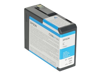 EPSON Tinte cyan fuer StylusPro3800 80ml - C13T580200