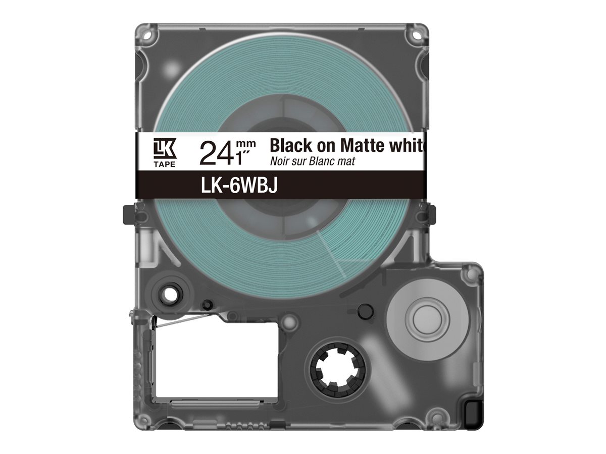 Epson LabelWorks LK-6WBJ - pásková kazeta - 1 kazeta/y - Role (2,4 cm x 8 m) – foto 2