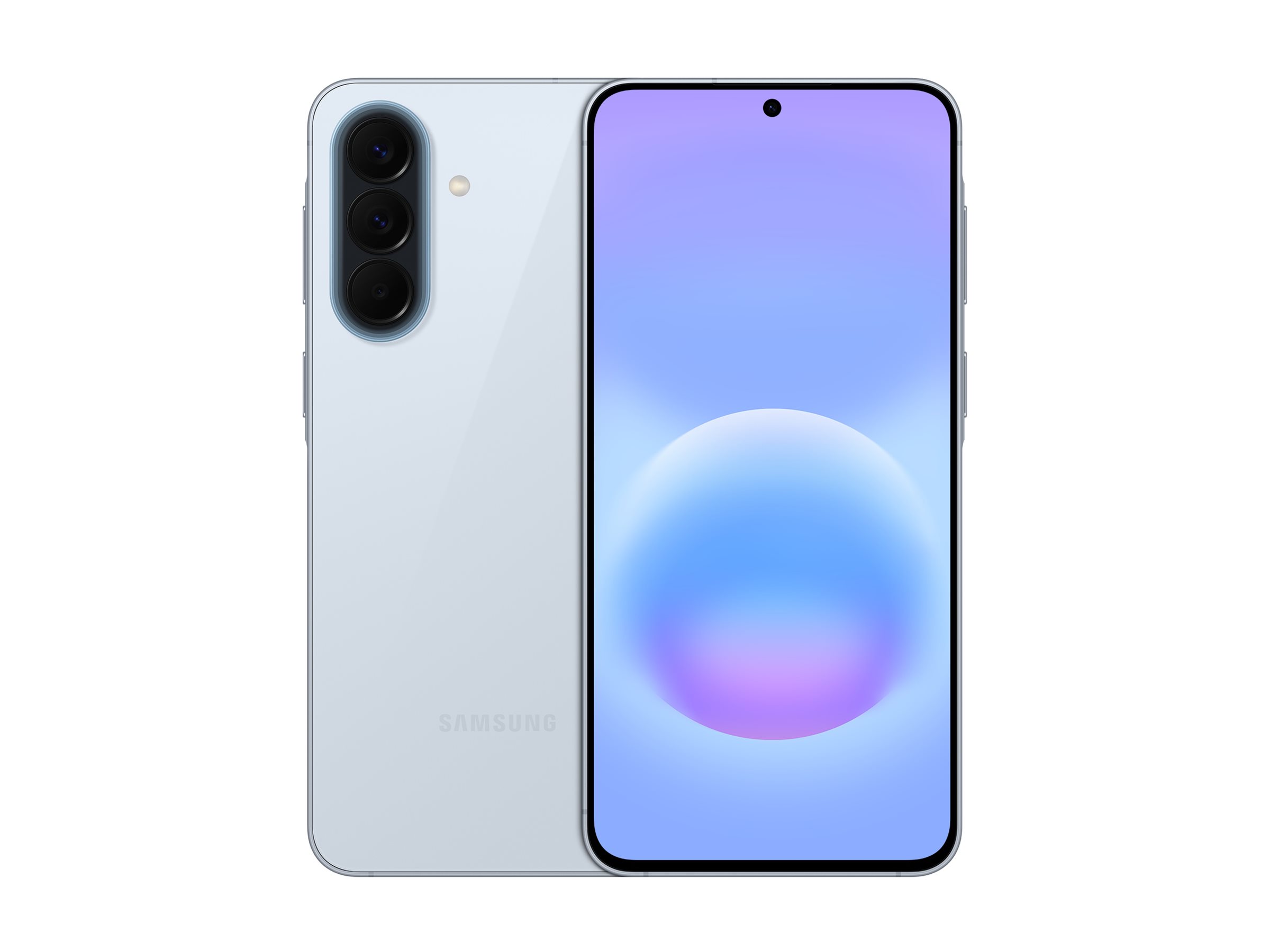 Samsung Galaxy A57 awesome icyblue 5G smartphone 256 GB Product shot Left-angle 79900