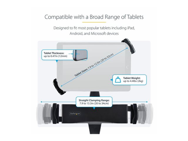 StarTech.com Adaptateur de Montage VESA Tablettes