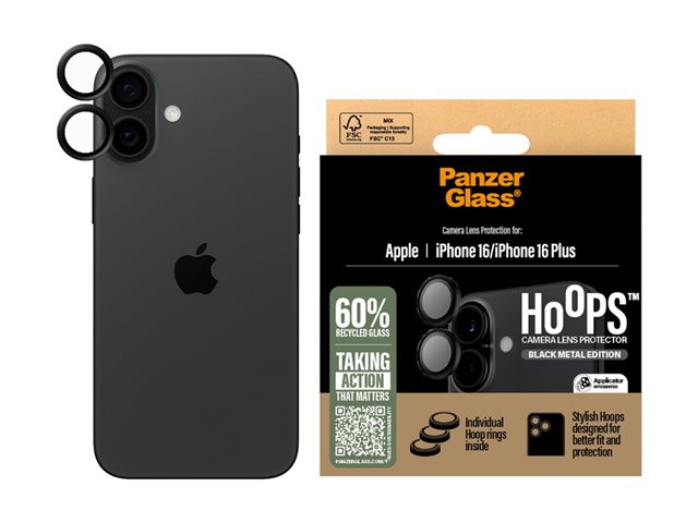 PanzerGlass HoOps Apple iPhone 16/16 Plus černý hliník – foto 6