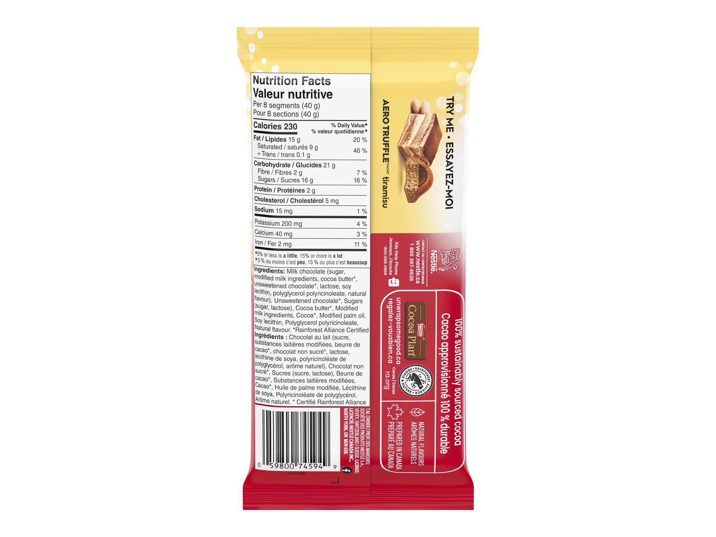 NESTLE Aero Truffle - Brownie Bar - 105g