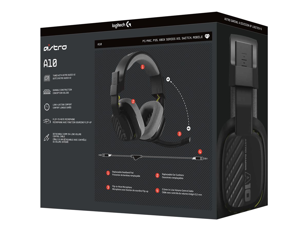 ASTRO Gaming A10 Gen 2 - náhlavní souprava - 3.5 mm jack – foto 12