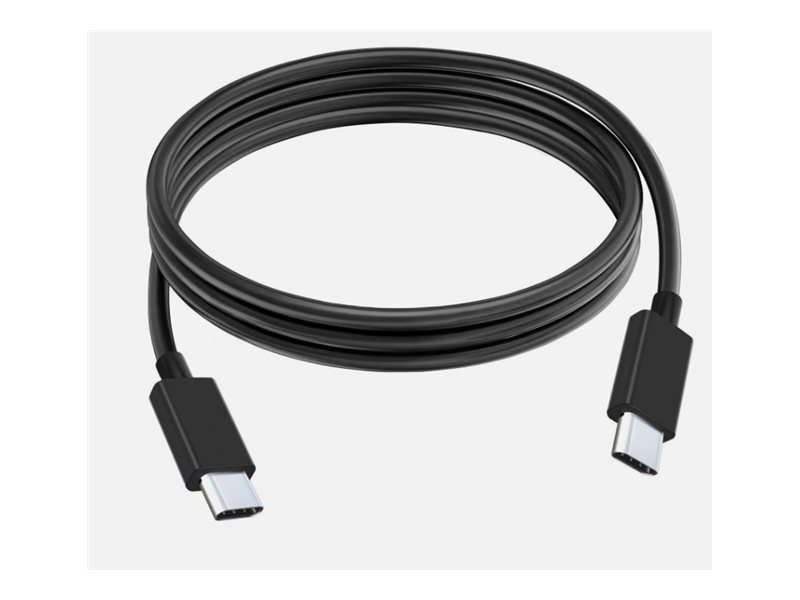 USB 3.2 (G2) TYPE C MALE TO USB TYPE C ROUND W/BUILT IN E-MARKER MALE 3FT