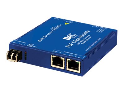 B&B PoE Giga-MiniMc - Fiber Media Converter | Www.shi.com