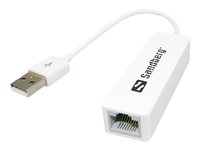 Sandberg Netværksadapter USB 2.0 100Mbps Kabling