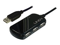 Rallonge active USB 2.0 Pro avec Hub 4 ports, 8m