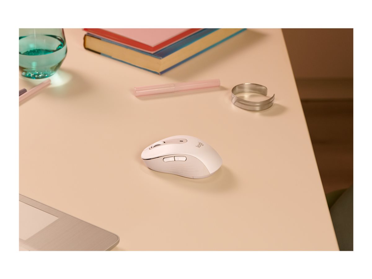 Logitech Signature M650 for Business - myš - 2.4 GHz, Bluetooth - bělavá – foto 14