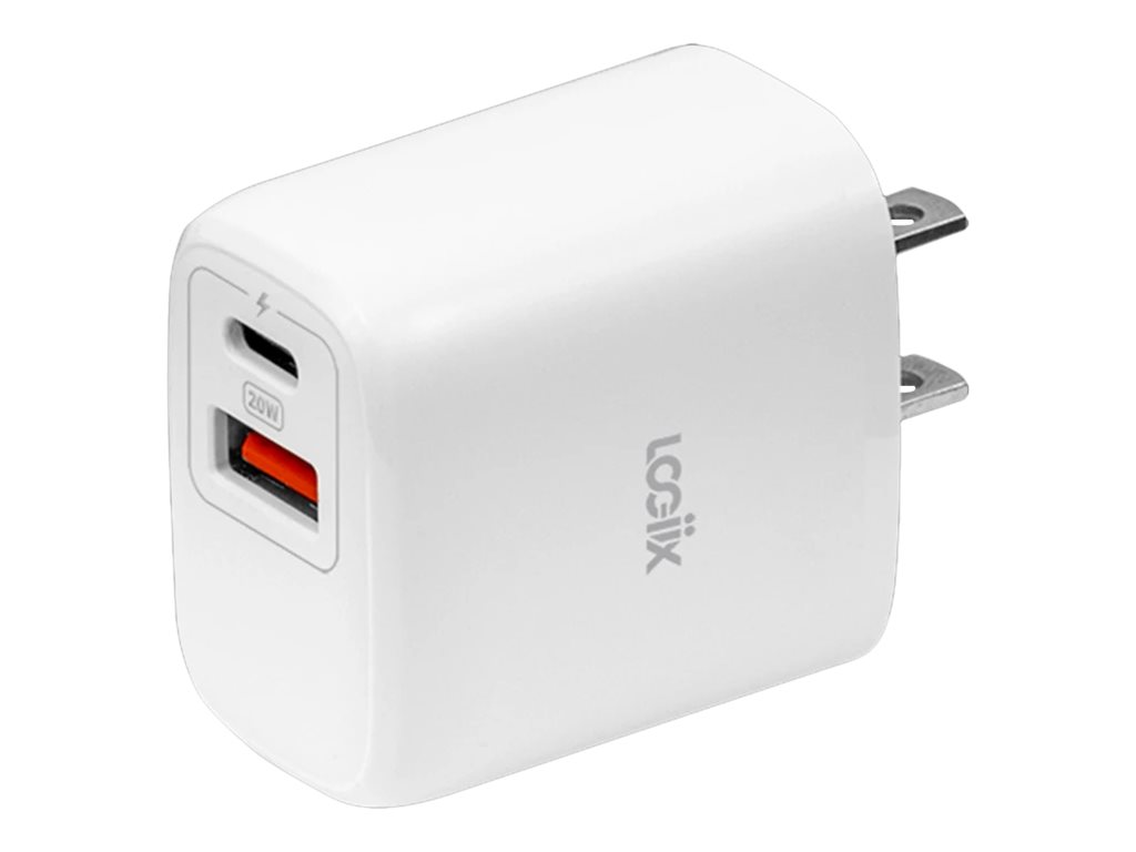 Logiix Power Cube 20 High-Speed Wall Charger - White - LGX-13550