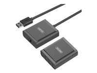 Unitek USB2.0 Extender Over RJ45  4-Port Hub USB-forlængerkabel