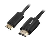 Sharkoon HDMI-kabel med Ethernet HDMI 3m Sort