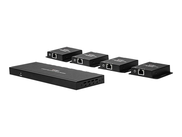 Kit Extender Splitter 4 Ports HDMI 4K30 & IR avec Loop Out, Cat.6 70m