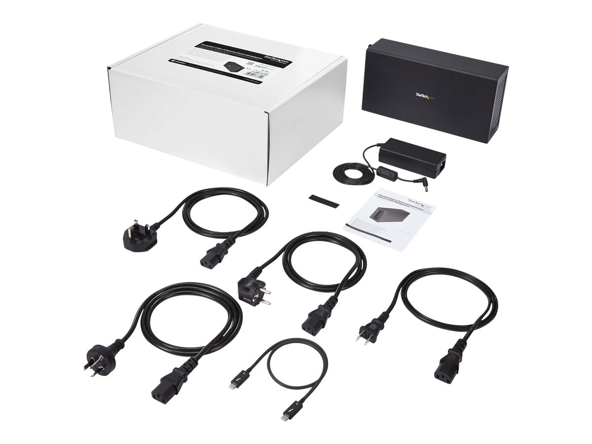 StarTech.com Thunderbolt 3 PCIe Expansion Chassis, External Enclosure Box with 1x PCI-Express Slot, 5K/4K Output Via TB3/DP Ports, TAA - systémový bus extender - DP – foto 8
