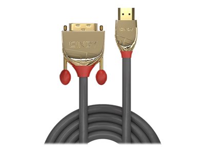 LINDY HDMI an DVI-D Single Link Kabel Gold Line 0.5m - 36193