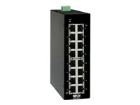 Tripp Lite Unmanaged Industrial Gigabit Ethernet Switch 16-Port 10/100/1000 Mbps, DIN Mount 