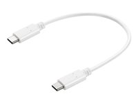 Sandberg USB Type-C kabel 20cm Hvid