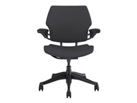 Humanscale Freedom Chair task armrests swivel Fourtis textile granite