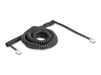 DeLOCK Telefonkabel 10m Sort
