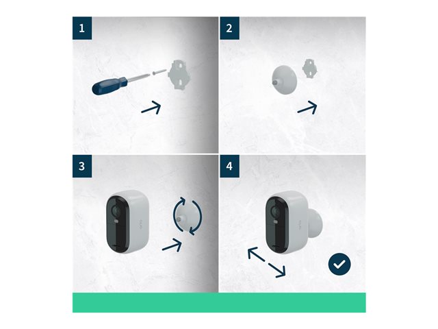 Arlo Essential - 2. generace - síťová bezpečnostní kamera - s 2 solární nabíječky – foto 6