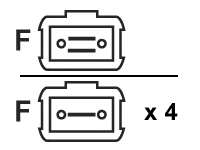 AddOn - Câble de sortie de ventilation - MPO-16/PC multi-mode (F) pour MPO/PC multi-mode (F) - 10 m 