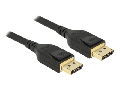 DELOCK DisplayPort Kabel St > St 8K 60Hz 3.00m schwarz - 85661