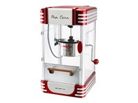 Emerio POM-120650 Popcorn-maskine 360W Silver/red metallic details