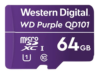 WD Purple 64GB SC QD101 microSD - WDD064G1P0C