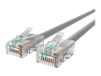 Belkin 7ft CAT5e Ethernet Patch Cable, RJ45, M/M, Gray