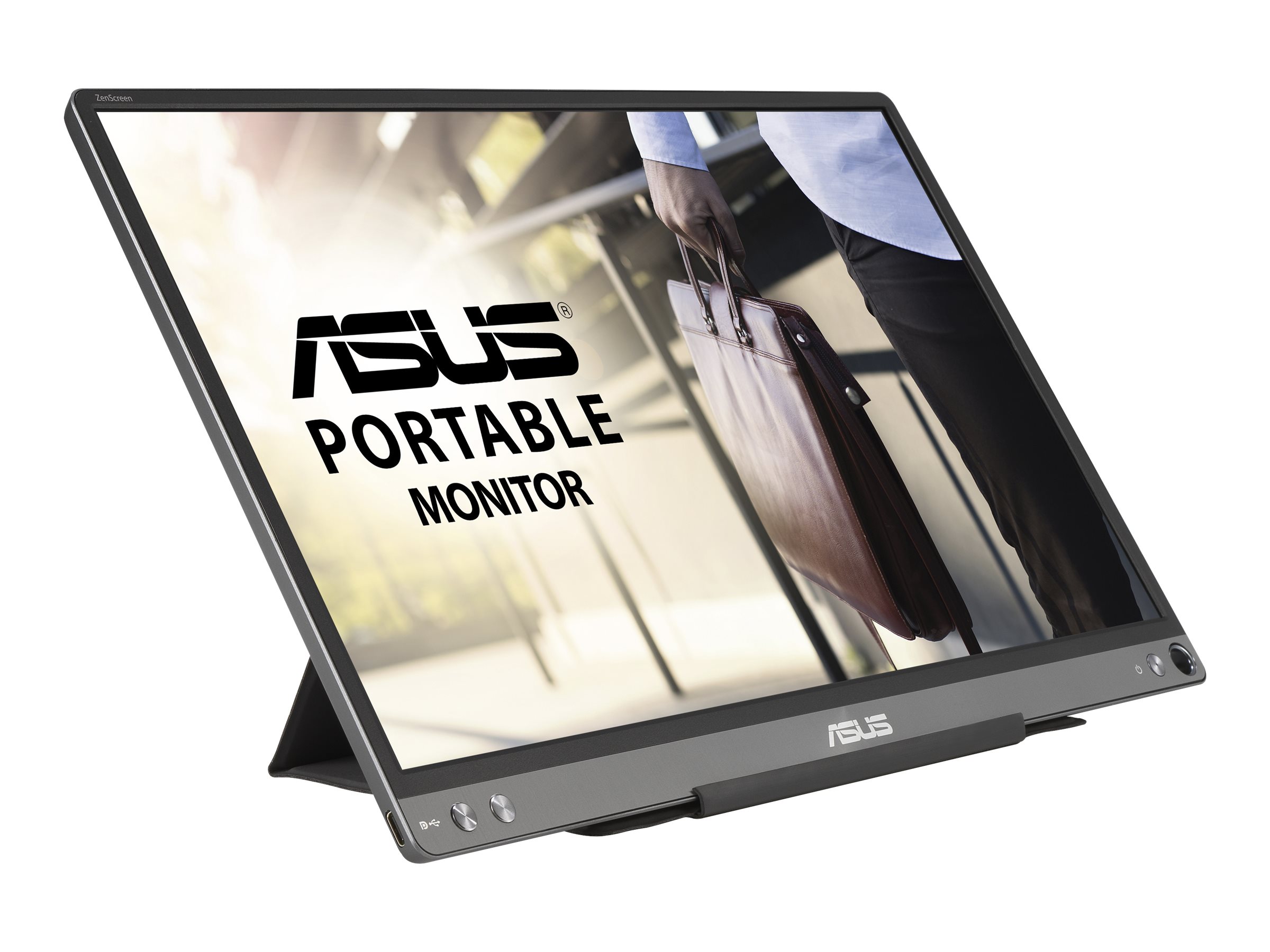 ASUS ZenScreen MB16ACE 15.6inch USB Type-C Portable Monitor FHD 1920x1080 IPS Flicker free Low Blue 