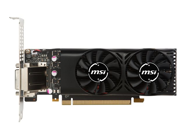 MSI GTX 1050 TI 4GT LP - graphics card - GF GTX 1050 Ti - 4 GB