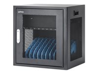 Manhattan cabinet unit - for 10 notebooks/tablets/mobile phones - UK - black