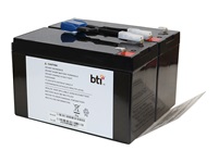 BTI - Batterie d'onduleur (équivalent à : APC RBC9) - 12 V - 2 x batterie 