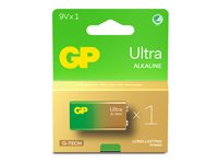 GP Ultra 9V Standardbatterier