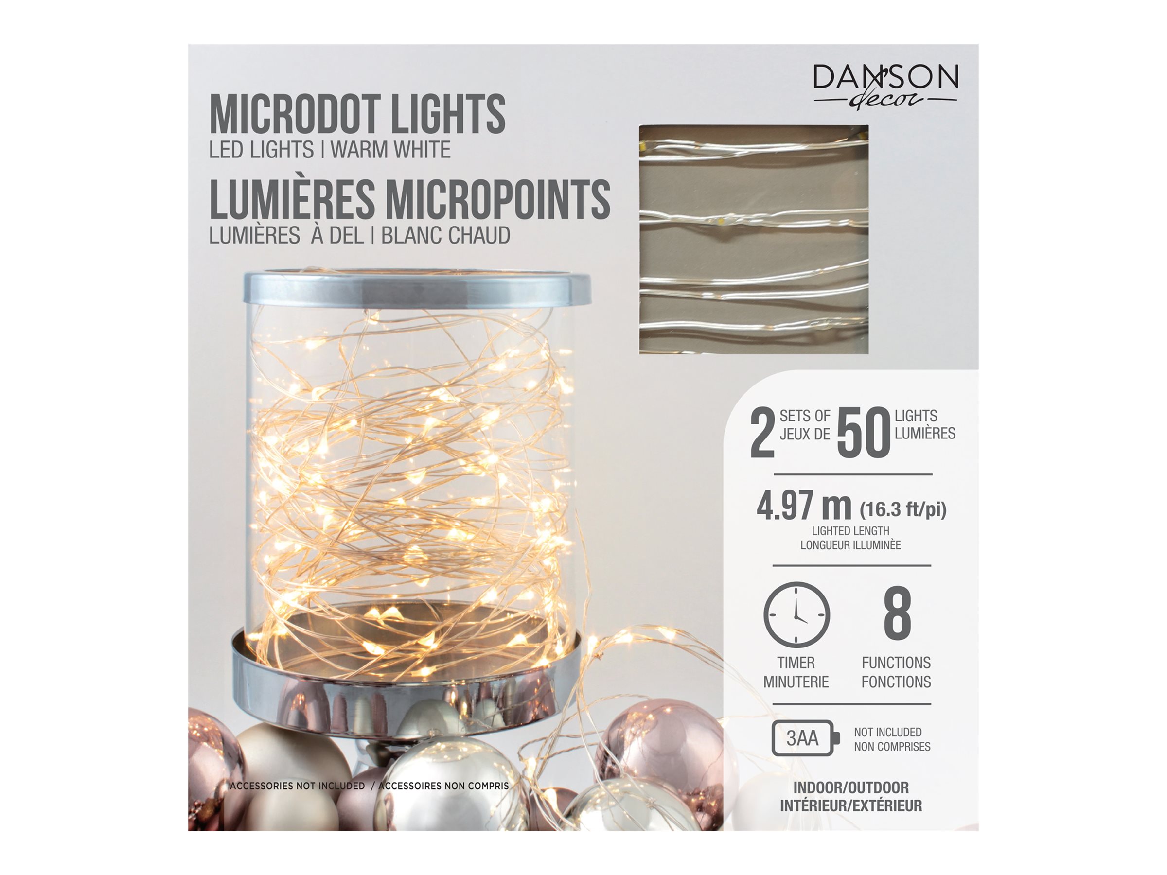 Danson Decor LED String Lights - Warm White