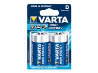 Varta High Energy D-type Standardbatterier