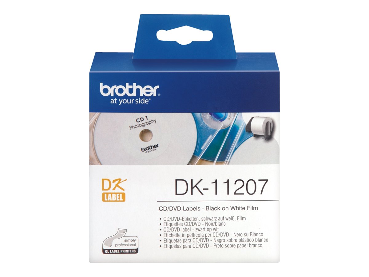 BROTHER DK11207 CD/DVD labels