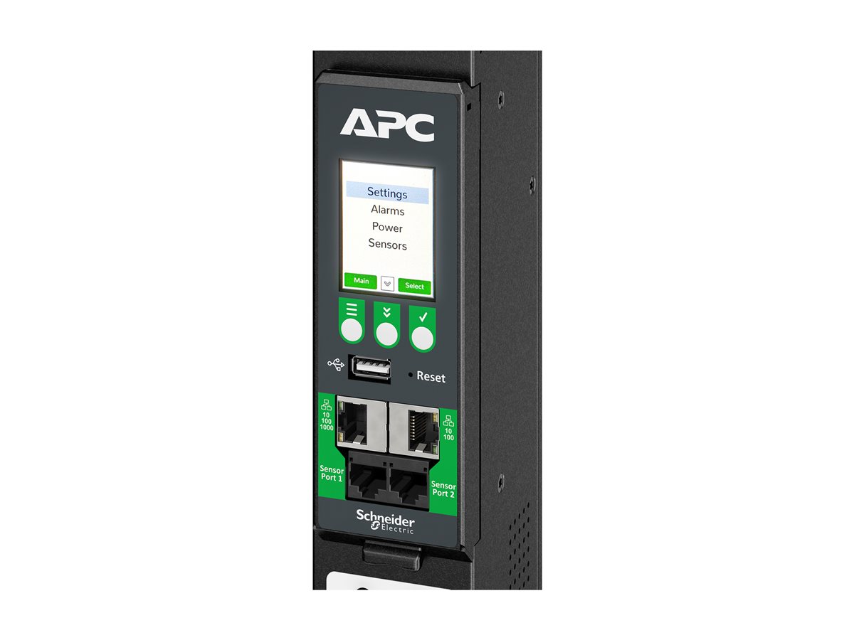 APC NetShelter Rack PDU Advanced - rozvodná jednotka PDU - meřený, 230 V, 32 A - 7.4 kW - 7400 VA - kompatibilní s TAA – foto 8
