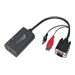 Syba VGA to HDMI Converter with Audio Support