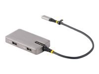 StarTech.com USB-C Multiport Adapter, 4K 60Hz HDMI, HDR, 3-Port USB Hub, 100W Power Delivery Pass-Through, USB Type C Mini Docking Station, Certified Works with Chromebook - Windows, macOS, iPadOS, Android (104B-USBC-MULTIPORT)