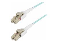 StarTech.com 5m (15ft) LC to LC (UPC) OM4 Switchable Fiber Optic Cable 50/125µm, 100G Networks, Toolless Polarity Switching, Low Insertion Loss - LSZH Fiber Patch Cord (450FBLCLC5SW)