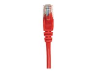Intellinet Network Patch Cable, Cat5e, 2m, Red, CCA, U/UTP, PVC, RJ45, Gold Plated Contacts, Snagless, Booted, Lifetime Warra
