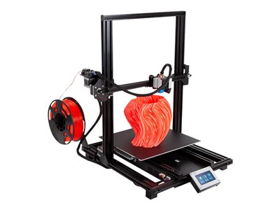Monoprice MP10 3D printer build size up to 400 x 300 x 300 mm layer: 0 in USB, W