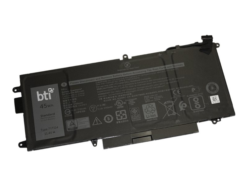 BTI - Notebook battery (equivalent to: Dell 71TG4, Dell CFX97, Dell X49C1)