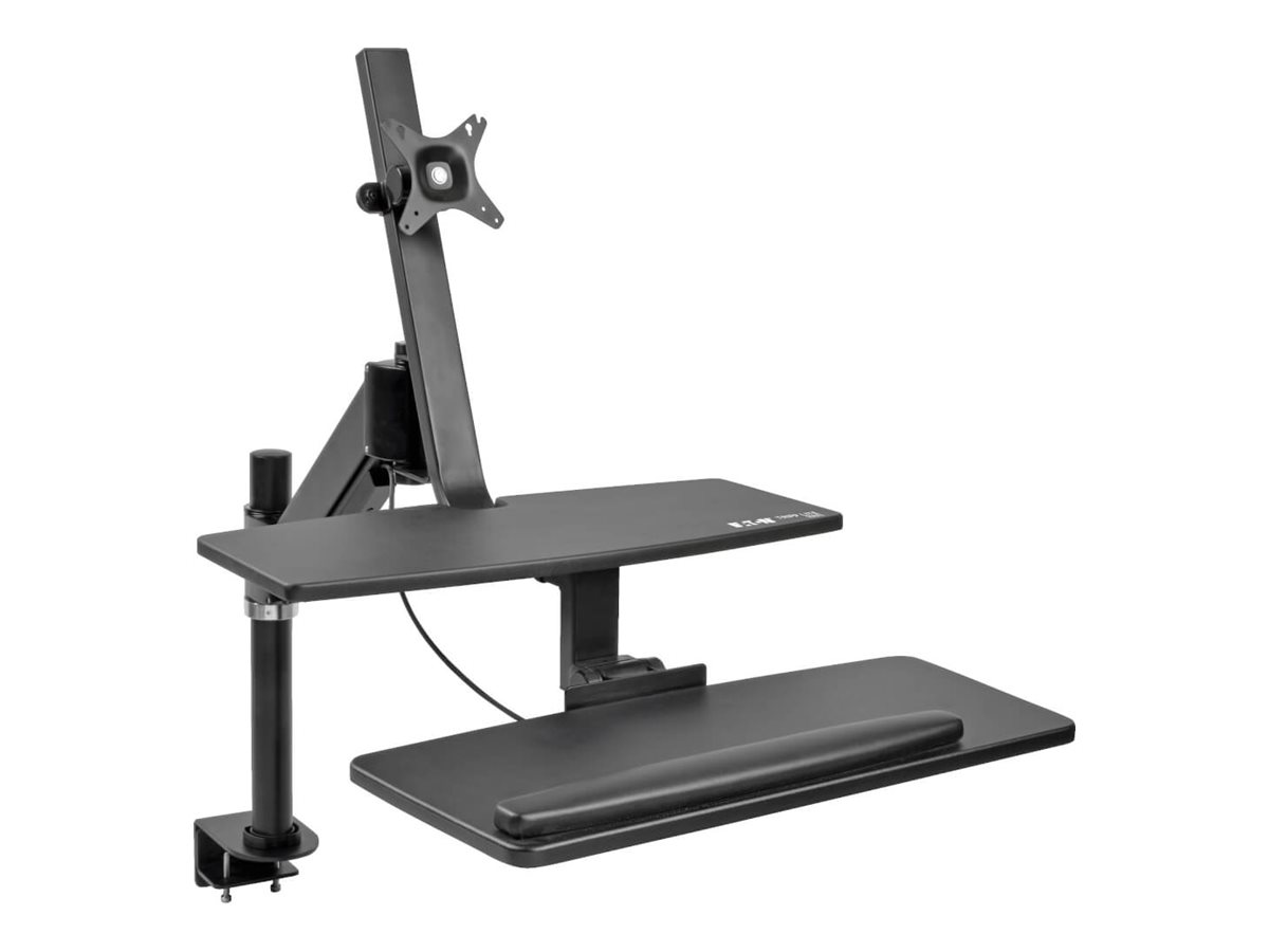 Tripp Lite Sit Stand Desktop Workstation Adjustable Standing Desk w/ Clamp