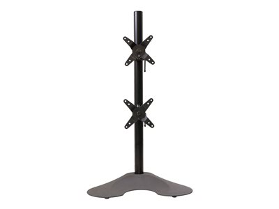 Ergotech 100-D28-B11 Stand (pole, 2 clamps, 2 pivots, stand base) for 2 LCD displays black 