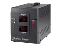 PowerWalker AVR 3000 SIV FR Automatisk strømregulator Ekstern Sort