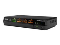 ATEN CS1144DPH4C - KVM / audio switch - 5K, DisplayPort/HDMI, Universal, Secure, with CAC ((PSD PP v4.0 In Evaluation)) - 4 ports - TAA Compliant